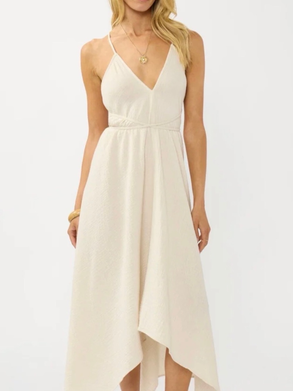 lovestitch Olive Green Flowing Maxi Slip Dress